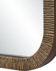 rounded corners wall mirror