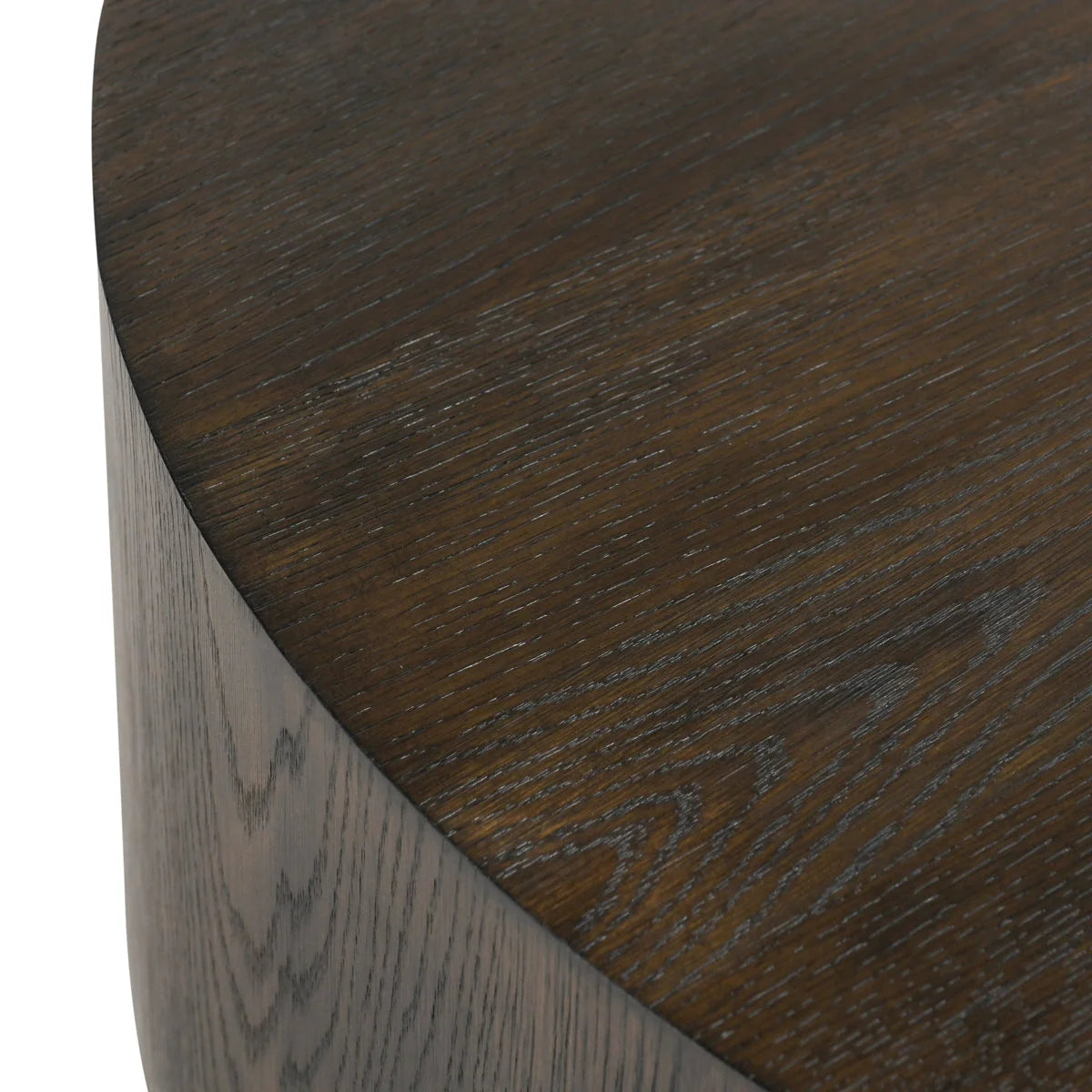 brown round accent table