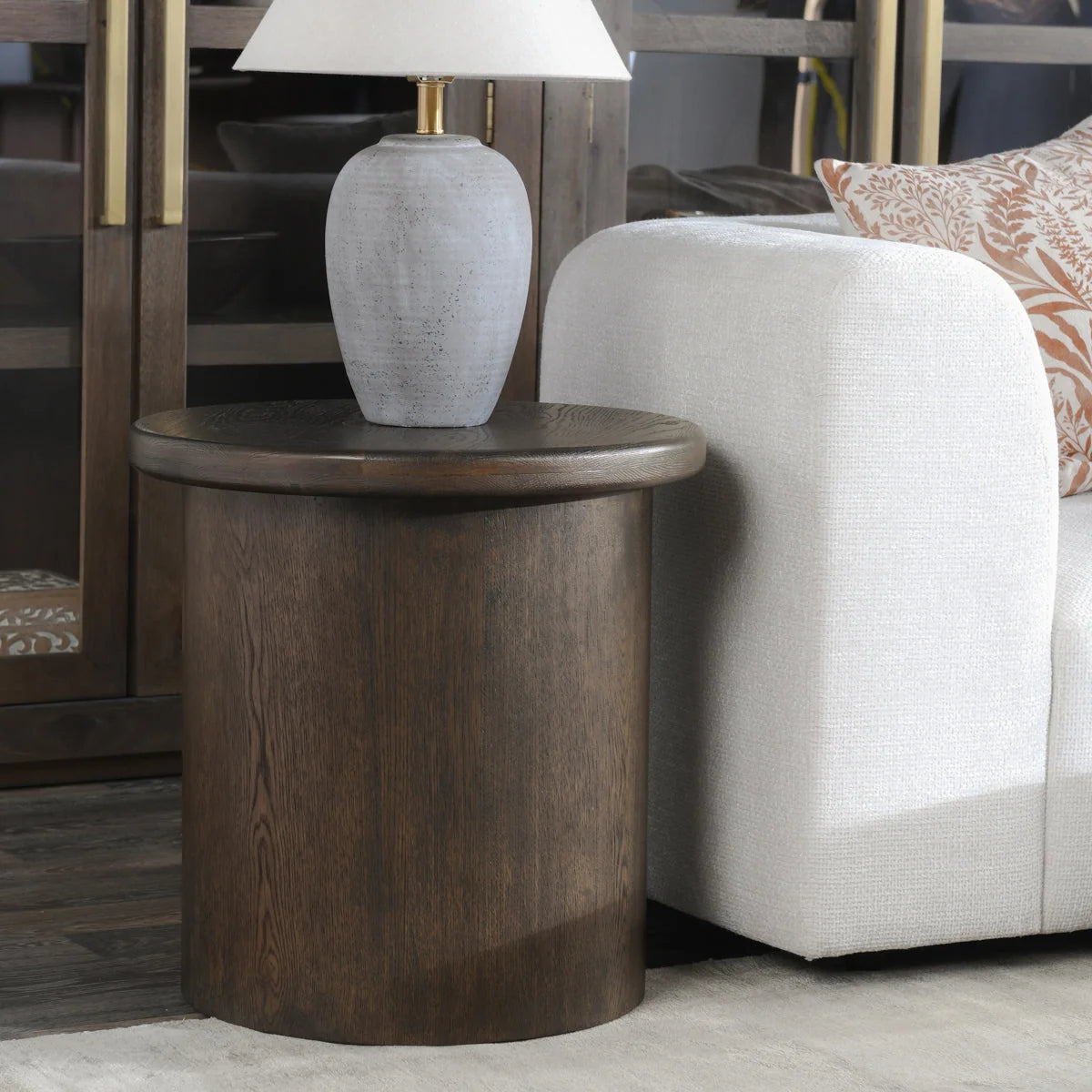 brown side table