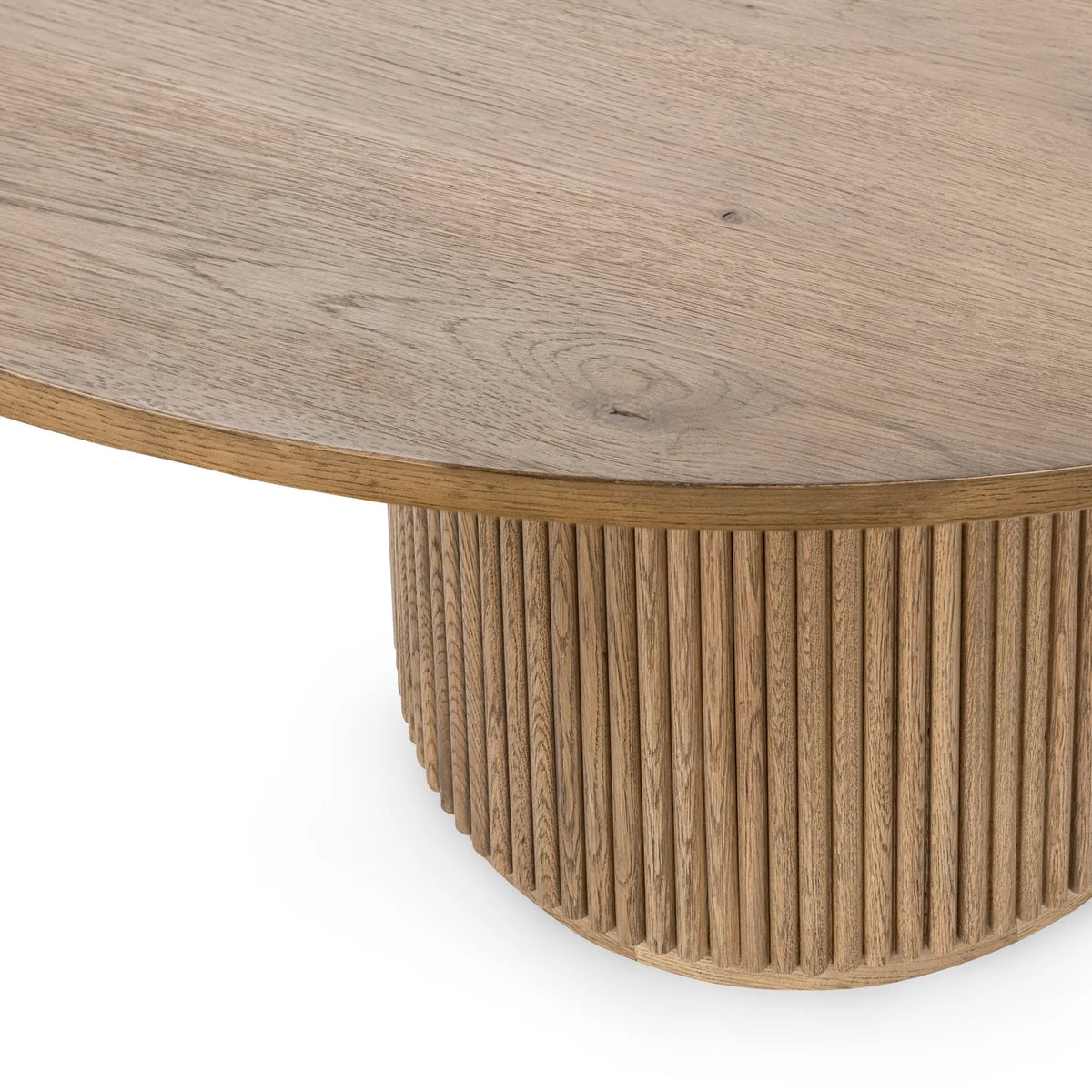 round dining table oak tan 