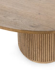 round dining table oak tan 