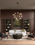 brown ladder bookcase
