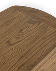 oak veneer brown nightstand