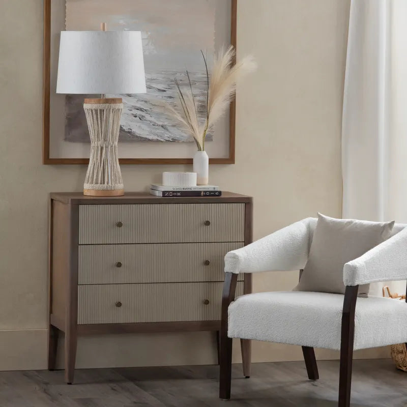 Emma 3-Drawer Nightstand