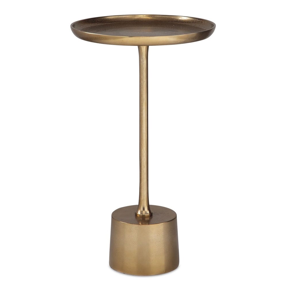 aluminum gold accent table