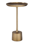 aluminum gold accent table