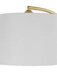 home decor white shade gold floor lamp 