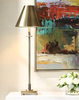 buffet style brass lamp