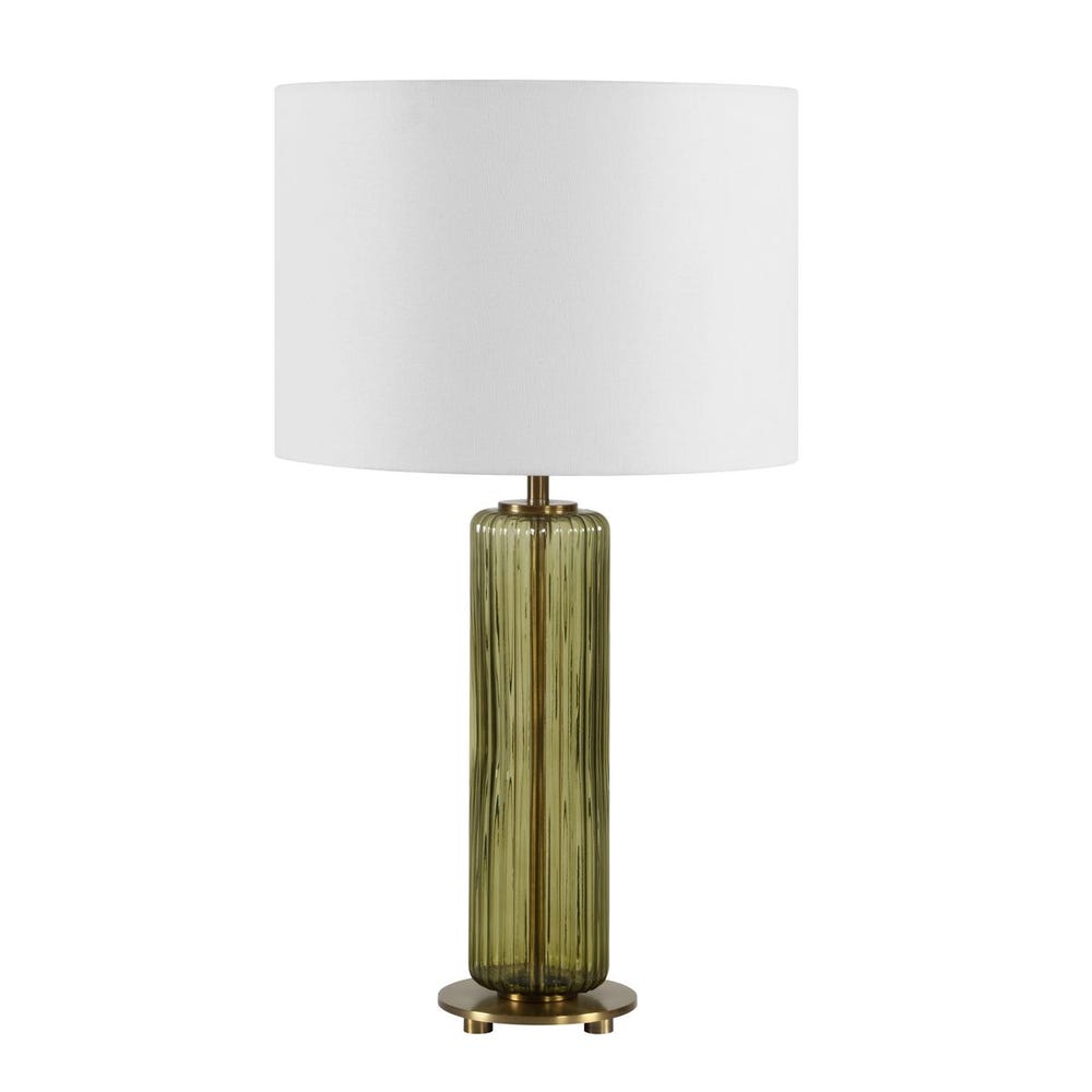green table lamp